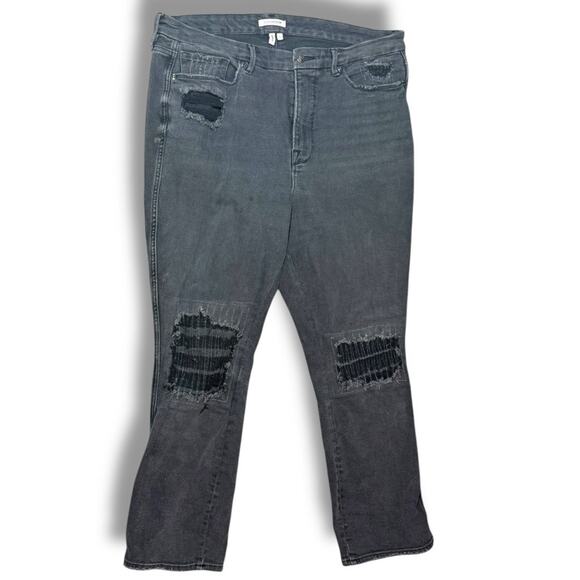 Good American Good Curve Straight Leg Jeans - Picture 1 of 5